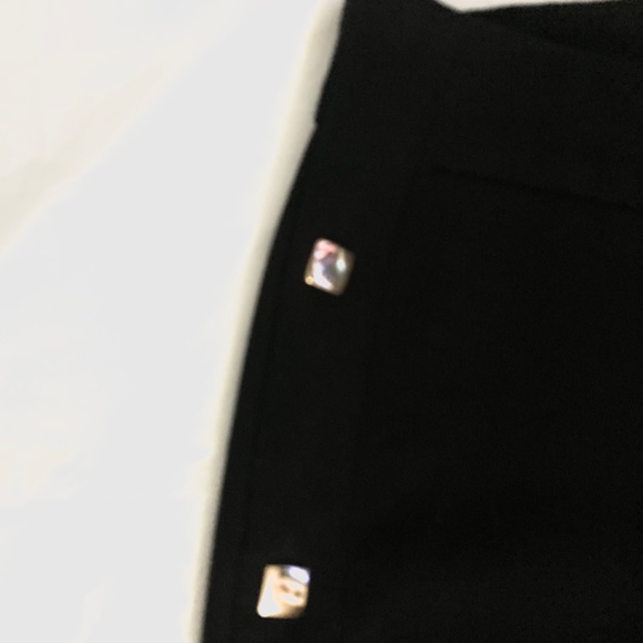 EUC Chico’s Wide Leg Gold Studded Dress Pants - Picture 3 of 10